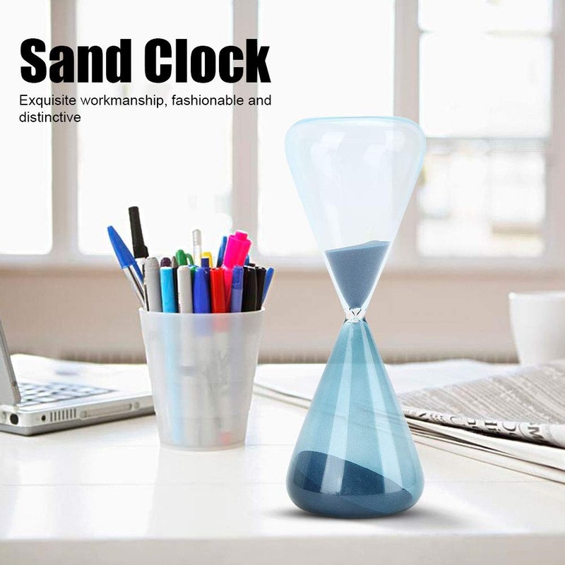 Mumusuki Hourglass Clock Blue Sand Timer, Innovative Cone Shape Unique