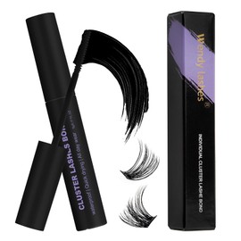 Eyelash Glue for DIY Lash Extensions: Wendy, Supply to Use at Home, Wand, Mild, Fast Drying, Waterproof, Black, 5ml