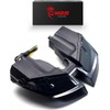 MZS Motorcycle LED Tail Light, Integrated Turn Signal Blinker Running