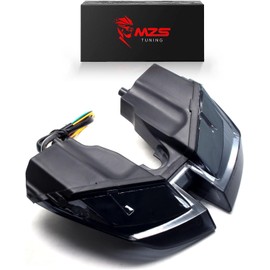 MZS Motorcycle LED Tail Light, Integrated Turn Signal Blinker Running Brake Taillight Smoke Compatible with Hypermotard 821/SP 2013-2015, Hypermotard 939/SP 2016-2018, Hypermotard 950/SP 2018-2021
