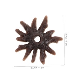 KONTONTY 50pcs Model Trees Stand Miniature Christmas Trees Base Trees Train Scenery Architecture Trees Holder Plastic Fake Trees Feet For DIY Crafts Building Model Scenery