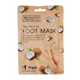 Beauty Formula Coconut Oil Hydration Foot Mask 1pair
