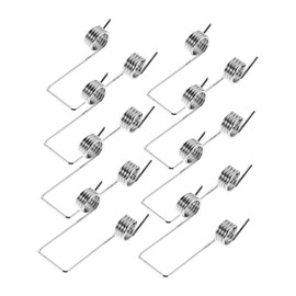 Operitacx 8pcs Small Torsion Spring Stainless Steel V Shape Compression Springs for Trash Can Lid Repair DIY Projects Pruners and Trimming Scissors