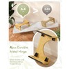 AmazerBath 7 Inches Bamboo Toilet Stool Squat for Adult, Foldable