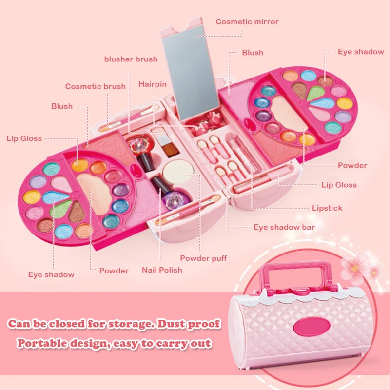 Set De Juguetes Cosméticos Para Niños Caja De Belleza