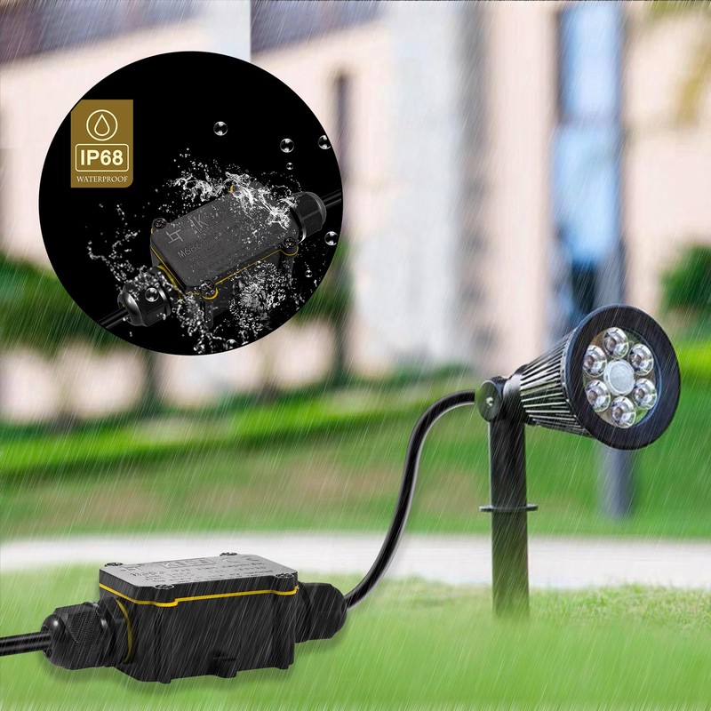 2-Way Cable Connection Box with Quick Connector IP68 2-Way Junction