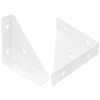 8 PCS Triangle Corner Brackets for Furniture Fastening and Connection