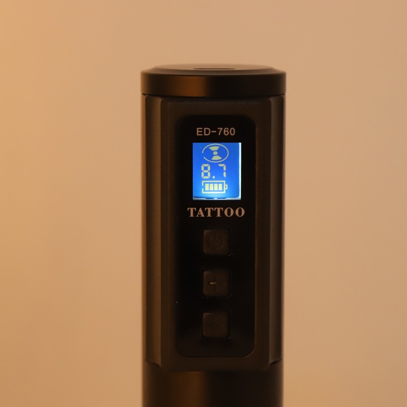 Cordless Tattoo Pen Machine Aluminum Alloy Frame Digital Display High