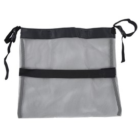 Multifunction Hanging Baby Stroller Mesh Storage Bag Portable Breathable Practical GrayGray