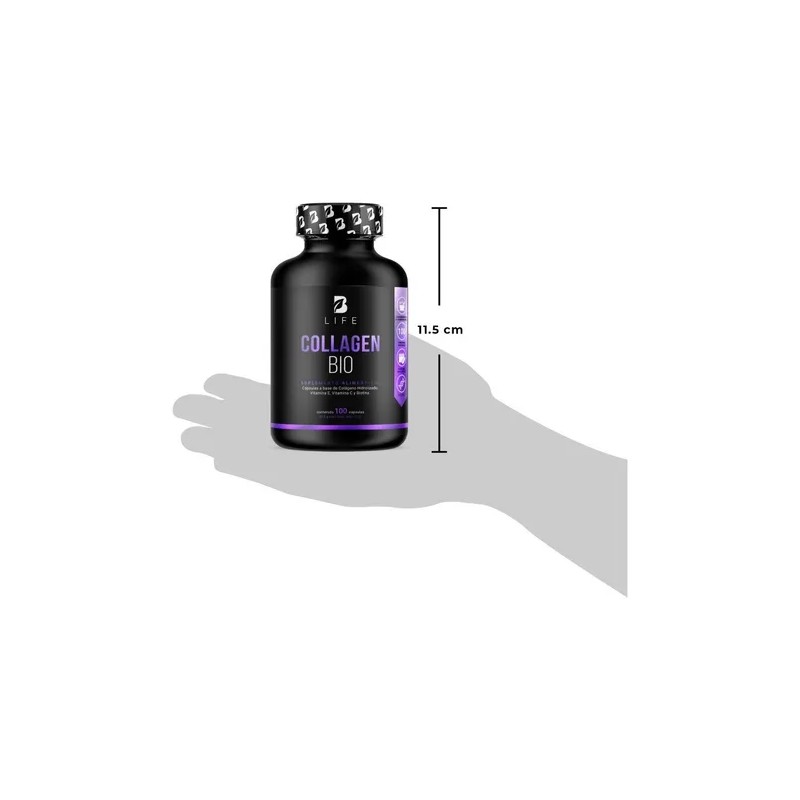 Biotina, Colágeno Y Vitamina E 100 Cápsulas, Collagen Bio. B