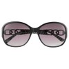 meigan 7996-01 Women's Sunglasses, Gorgeous Side Frame, UV400, UV Protection,