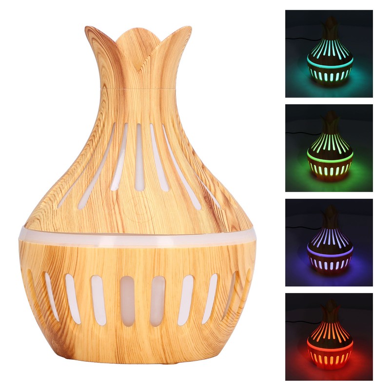 Wood Grain Air Humidifier ABS Aromatherapy Humidifiers for Household USB