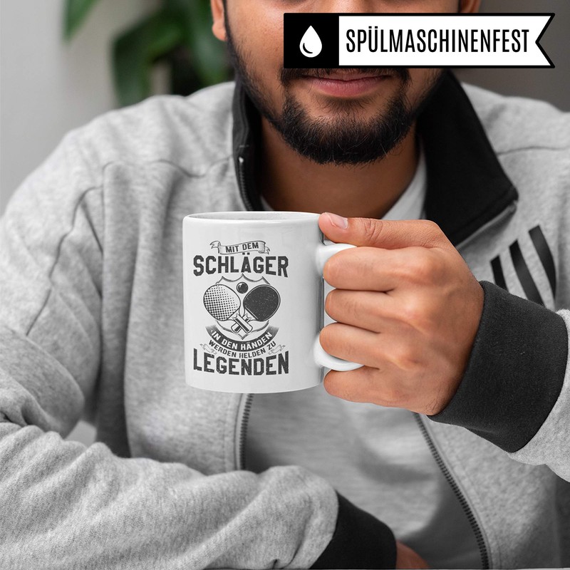 Pagma Druck Table Tennis Cup, Table Tennis Gift Ideas, Coffee