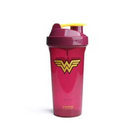 Smartshake Smartshake Lite Justice League Protein Shaker Bottle 800ml C DC Comics Wonder Woman Water Bottle, Leakproof BPA Free Gym Shaker Bottle for Protein Shakes And Protein Powder, Wonder Woman