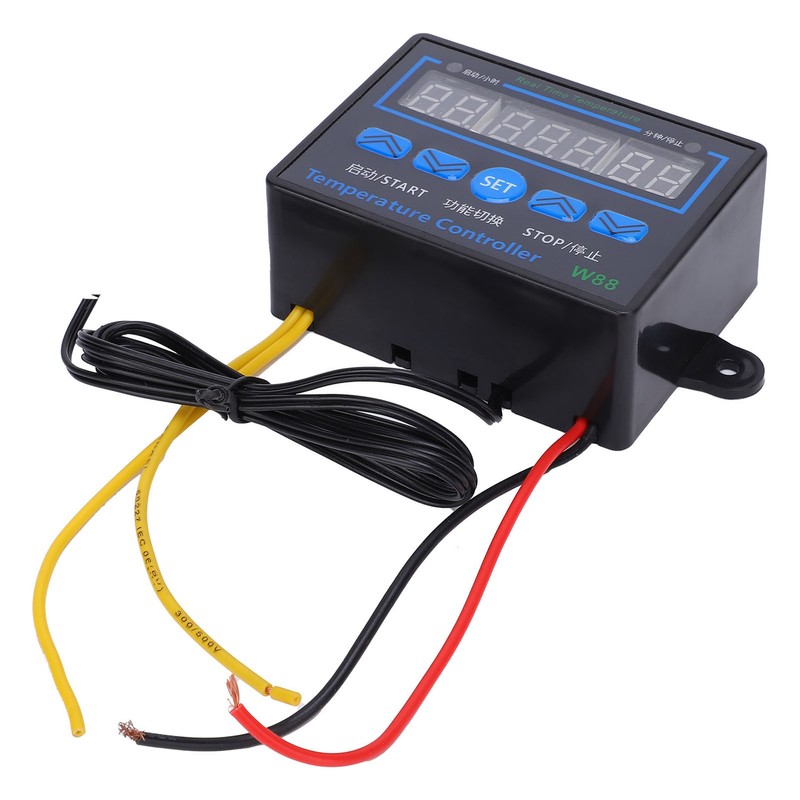 High Temperature Controller 3‑Display Multifunctional Control Switch W88 ‑19~99℃