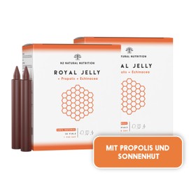 Pure Royal Jelly with Propolis + Vitamin C + Echinacea 60 Days 2000 mg Reduces Fatigue and Other Symptoms Increases Energy, Vitality and Strengthens Metabolism CE N2 Natural Nutrition