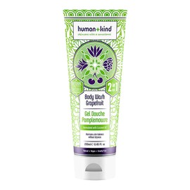 Human+Kind Body Wash - Natural, Moisturizing Body Soap with Coconut Oil - A Gentle, Soothing Cleanse for Dry, Sensitive Skin - Three Fresh Scents: Orange, Grapefruit, and Apple and Herbs - 8.45 oz