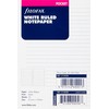 Filofax Pocket Ruled Notepaper - White