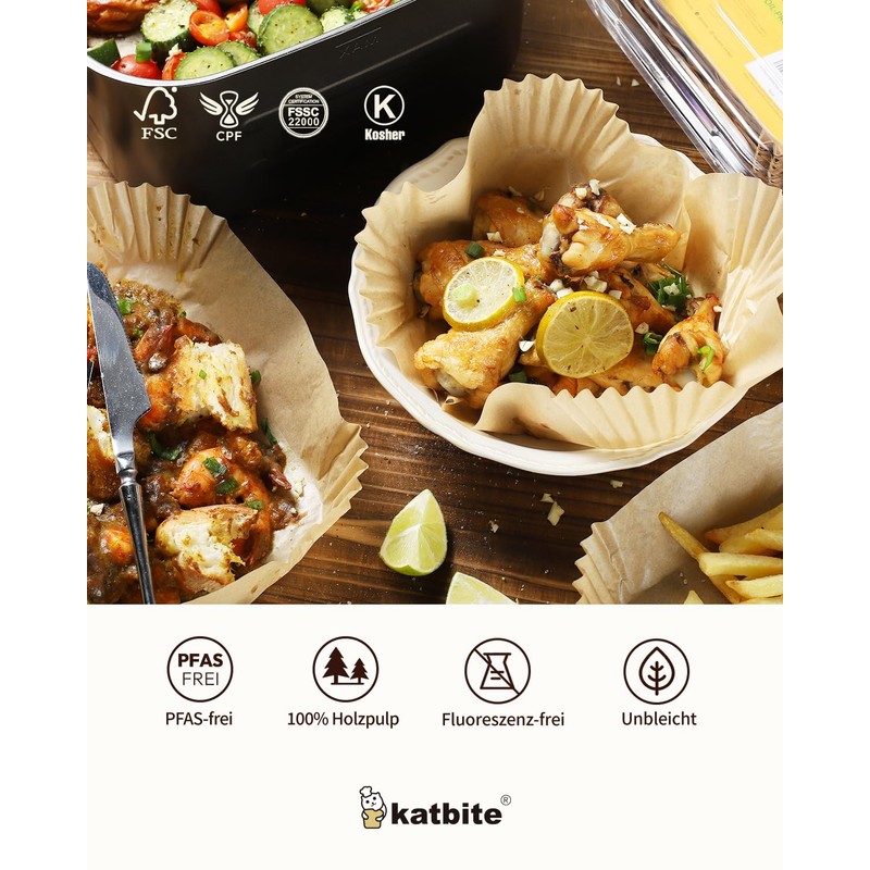 Hot Air Fryer Baking Parchment Paper Non Bleached Parchment Paper