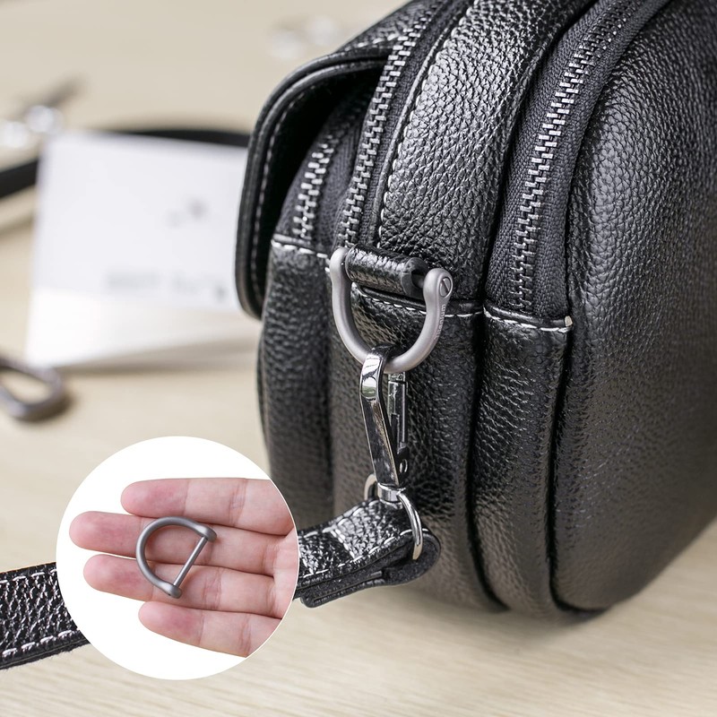 TISUR Keyring Titanium Extra Large D-Ring Key Car Motorcycle Keychain