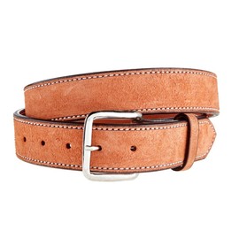 Texas Saddlery Mahogany Roughout Belt 32