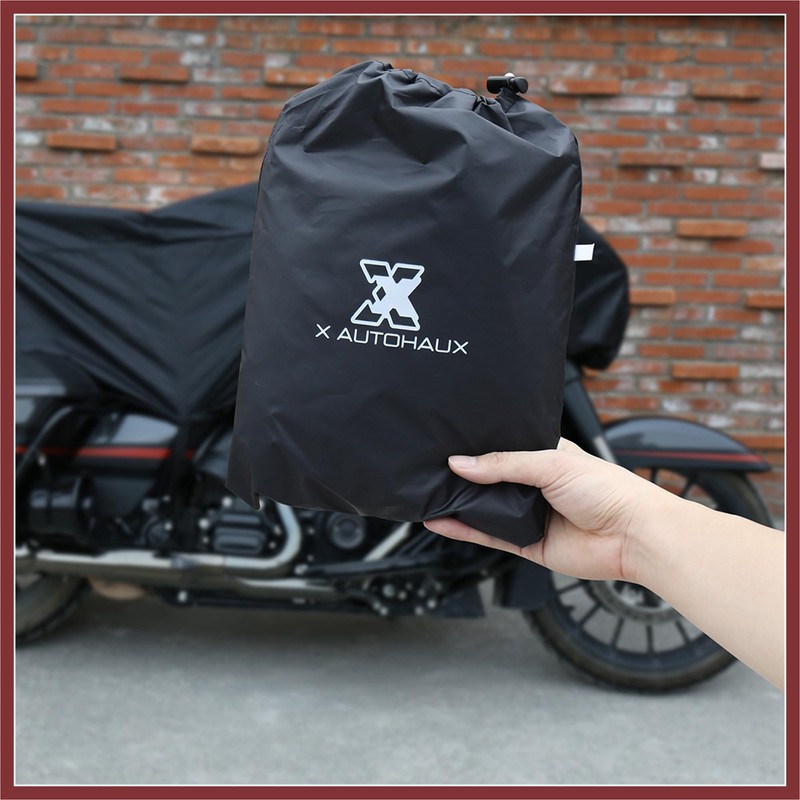 HEROFFIX Motorcycle Cover Lightweight Half Cover Outdoor Waterproof Rain Dust