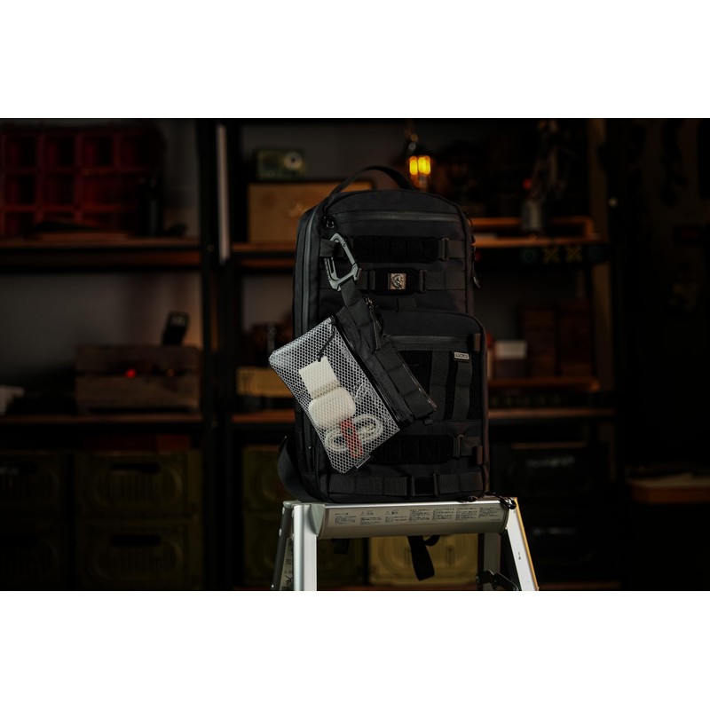 TACTICAL_GEEK Storage EDC Small Bag, Waterproof Nylon Organisation, Multifunctional Utility