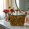Bolsa Maquillaje Natural Plants Con Flores Retro