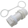 White Plastic Threaded Drain Plug for 24011 50-165 Qt Coolers