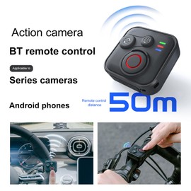 Gugxiom Mando a Distancia para Go Pro 13, 12, 11, 10, 9, 8, Black MAX, X5, X4, X3, GO 3S, Ace Pro 2 Accesorios, Controlador Inteligente de 50 m con Correa para la Muñeca, Resistente al Agua IPX6