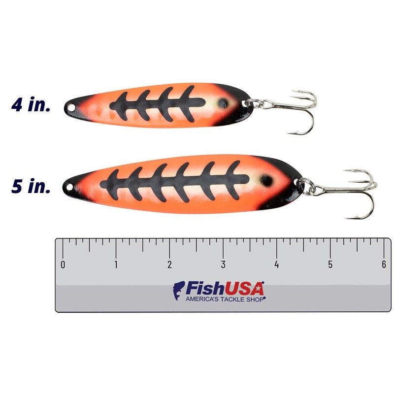 Red Flounder Moonshine Lures Mag Original Series 5" Trolling Spoon