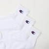 Champion CMSCY201 Men's Solid Socks, Half Pile Socks, One Point