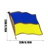 Ukraine Flag Pin Badge Ukrainian Gold-Plated Button Badge Flag Pin
