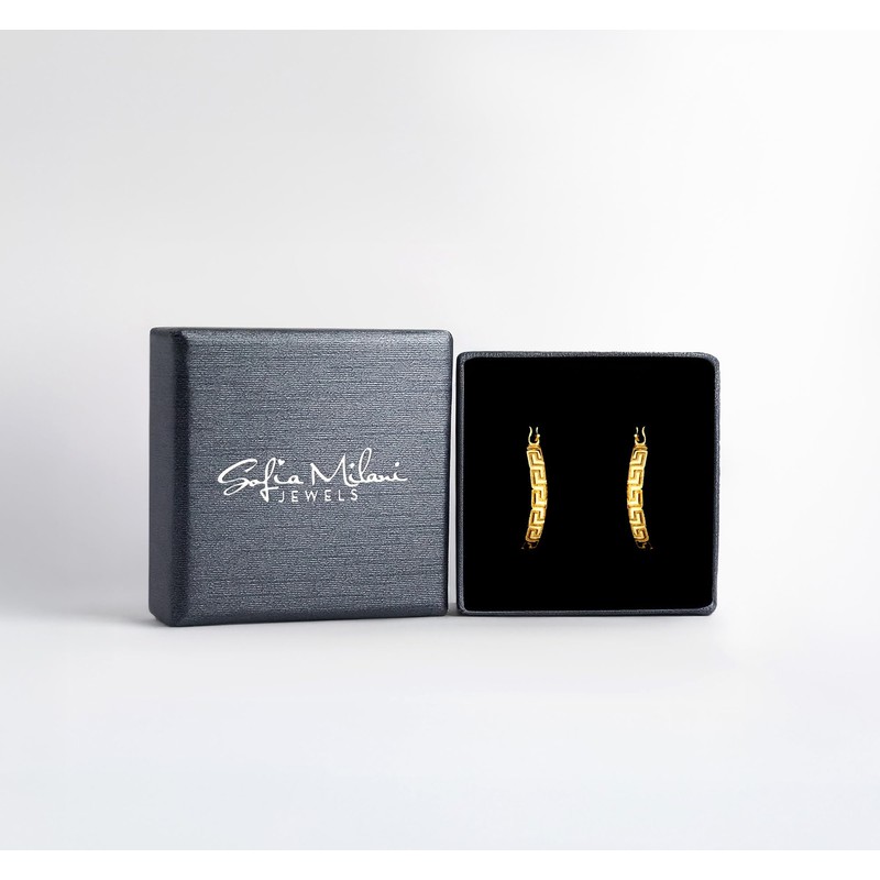 SOFIA MILANI - Women's Earrings 925 Silver - Labyrinth Ornament