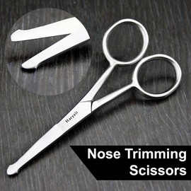 Nose Scissors Moustache Facial Hair Scissor Neck Baby Hair Styling Scissors