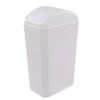 Vababa 1 Pack 3 Gallon Plastic Swing Top Trash Can,