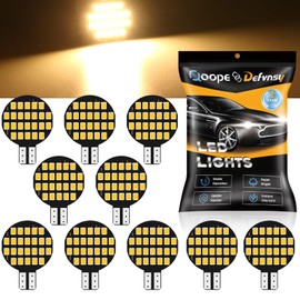 Qoope Super Bright 24-SMD Warm White T10 921 922 912 LED Bulbs For 10V-30V RV Ceiling Dome Light/RV Interior Lighting/Boat/Travel Trailer/Camper Lights (Pack of 10)