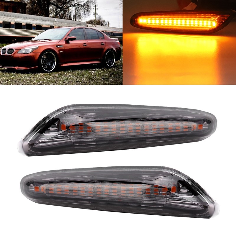 Car LED Brake Turn Signal Side Marker Indicator Lamp Fit