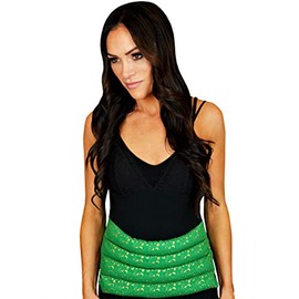 Nature's Approach Aromatherapy Belted Lumbar Wrap | Hot or Cold Therapy with a Soothing Blend of 12 Natural Herbs | Microwave and Freezer Safe | Celestial Green