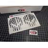 Corvette Skull Decals (2pk) American Flag Racing Stickers C5 C6