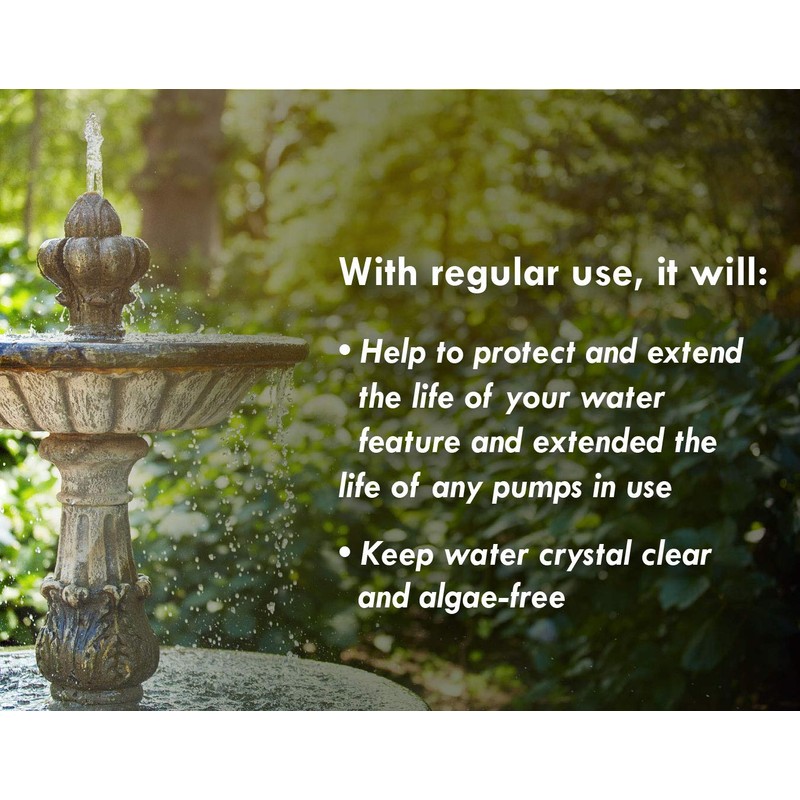 Fountain Algaecide and Clarifier - Gallon - Kills and Inhibits
