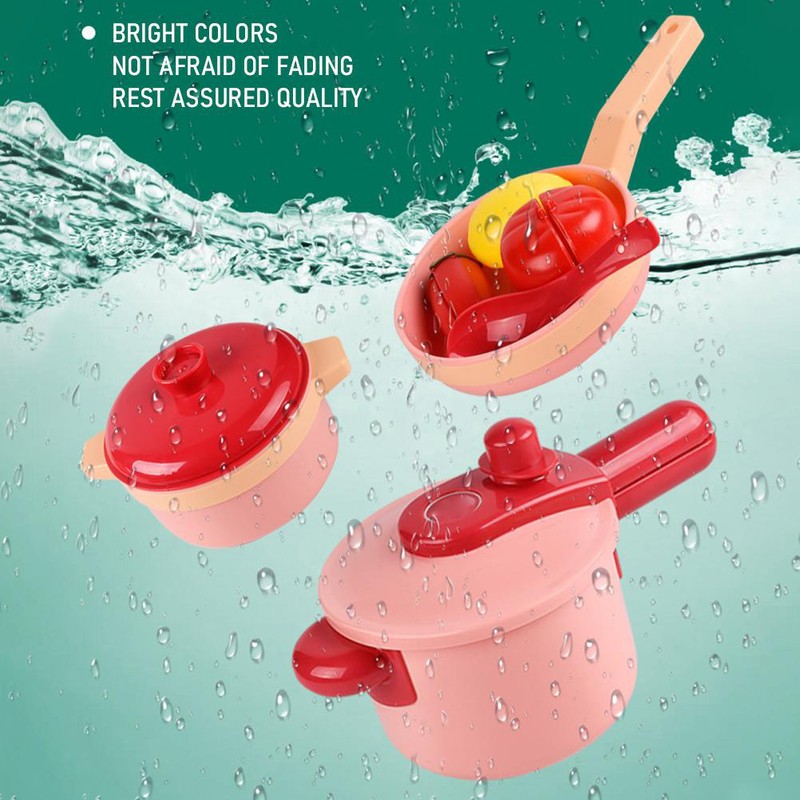 Kitchen Pretend Toys Set for Kids Pots and Pans Educational