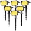 LAMKEEP Solar Spot Lights Outdoor with 60 LED & Auto