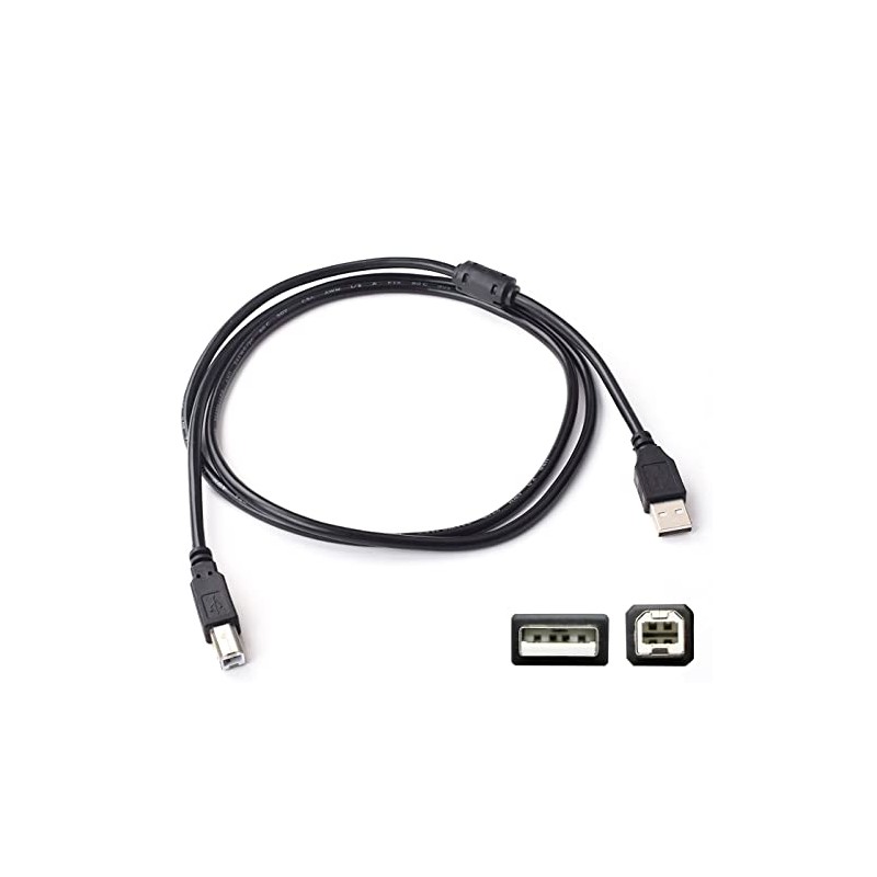 Silverline 6FT USB 2.0 Data Cable for Numark DJ Controllers: