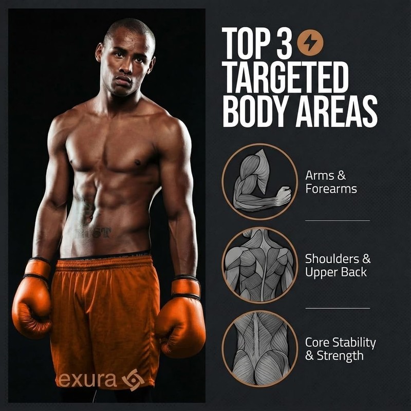 Exura Forearm Exerciser Burn Machine – Boxing Arm Rotation Trainer