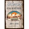 schilderkreis24: Rustic Wooden Sign - 'Zuhause ist da wo wir