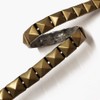 2-Yards 10mm (3/8'') Hot Fix Pyramid Stud Nailhead Trim, Metal