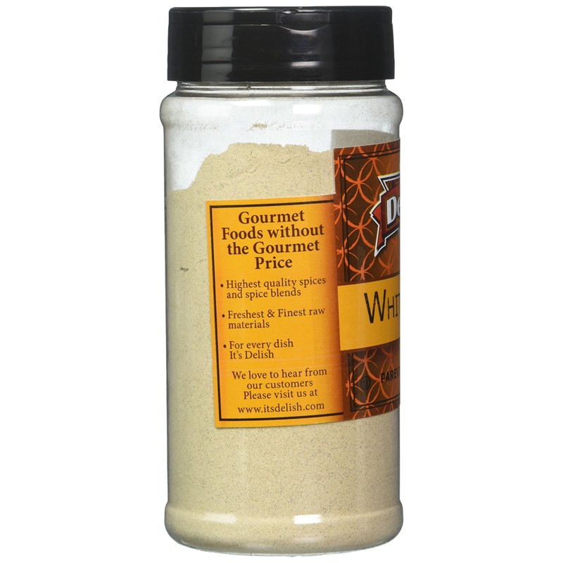 White Pepper by Its Delish (Ground, 7 Oz. Medium Jar)
