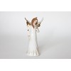Gisela Graham 4 ceramic Christmas Angels Decorations 11.5cm - Set