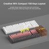 MageGee Keyboard Wireless, 96% Gasket Hot Swappable Keyboard Mechanical, 3-Connection